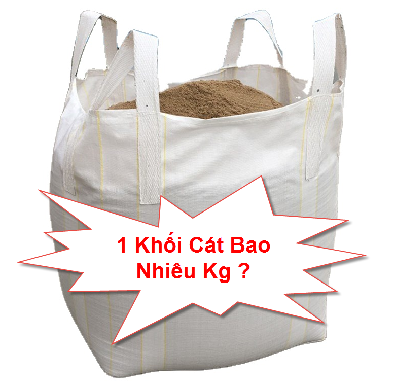 1 khối cát nặng bao nhiêu kg