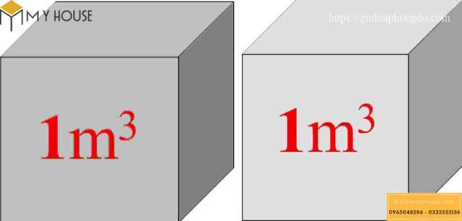 Công thức tính khối lượng tổng quát