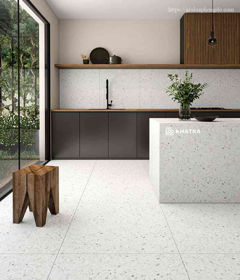 Gạch Terrazzo 800x800 K8755 ốp lát nhà bếp