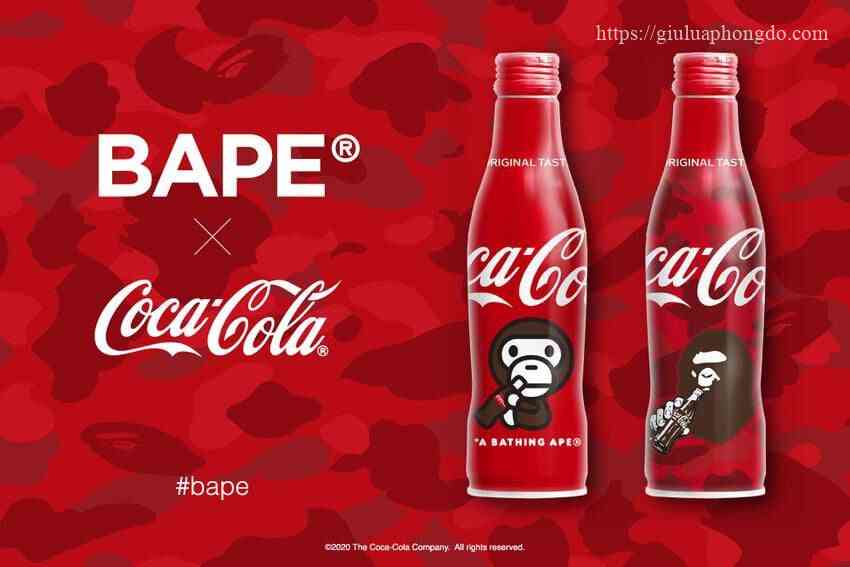 BAPE tái hợp Coca Cola trong phiên bản chai xịn sò