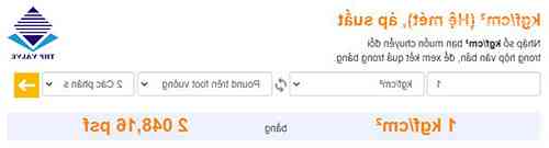 đổi đưn vị kgf trực tiếp vancongnghiepvn