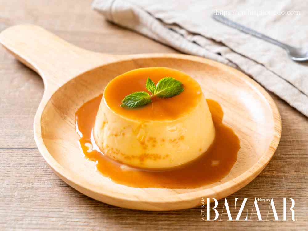 1 cái bánh flan bao nhiêu calo?