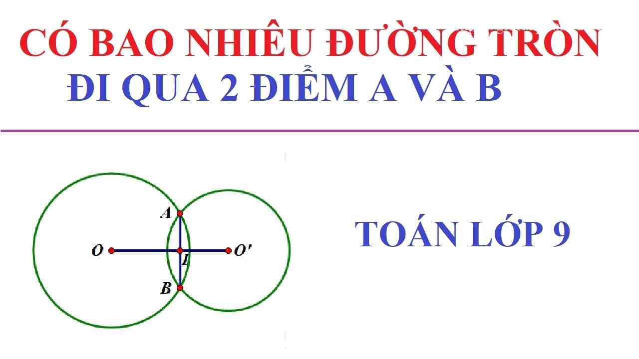 Có Bao Nhiêu Đường Tròn Đi Qua 2 Điểm – Có Bao Nhiều Đường Tròn Đi Qua Ba Đỉnh Của Một Tam Giác