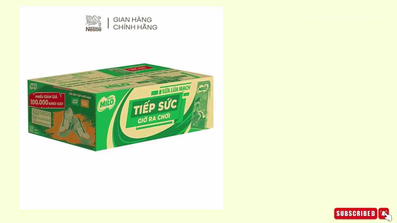 Thùng Sữa Milo Bao Nhiêu Tiền – 1 Hộp Sữa Milo Bao Nhiêu Tiền