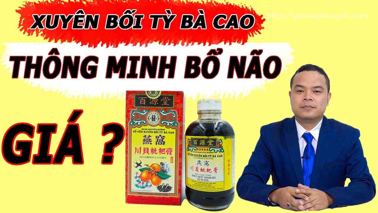 Tổ Yến Xuyên Bối Tỳ Bà Cao Giá Bao Nhiêu – Xuyên Bối Tỳ Bà Cao Mua Ở Đâu Hà Nội