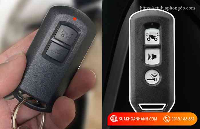 Làm lại chìa khóa smartkey honda