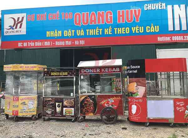 Xe bánh mì có nhiều mẫu mã kích thước