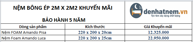 Liên hệ Đệ Nhất Nệm để được đặt hàng theo kích thước yêu cầu