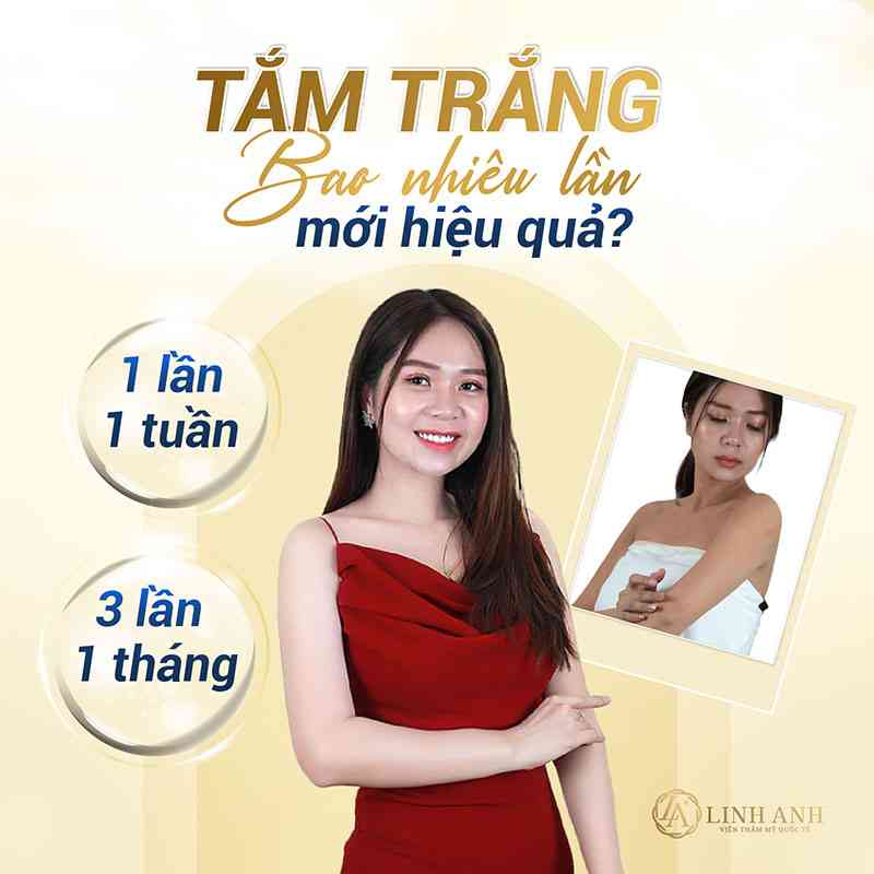 tắm trắng mấy lần mới trắng - Viện thẩm mỹ quốc tế Linh Anh