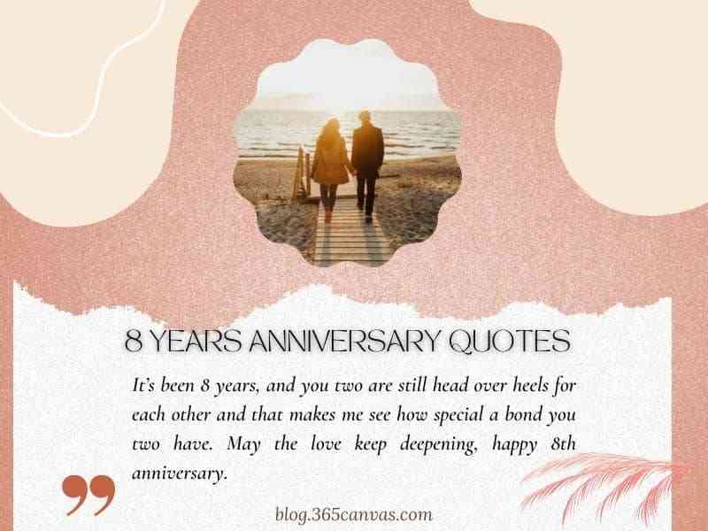 anniversary 8 years quotes