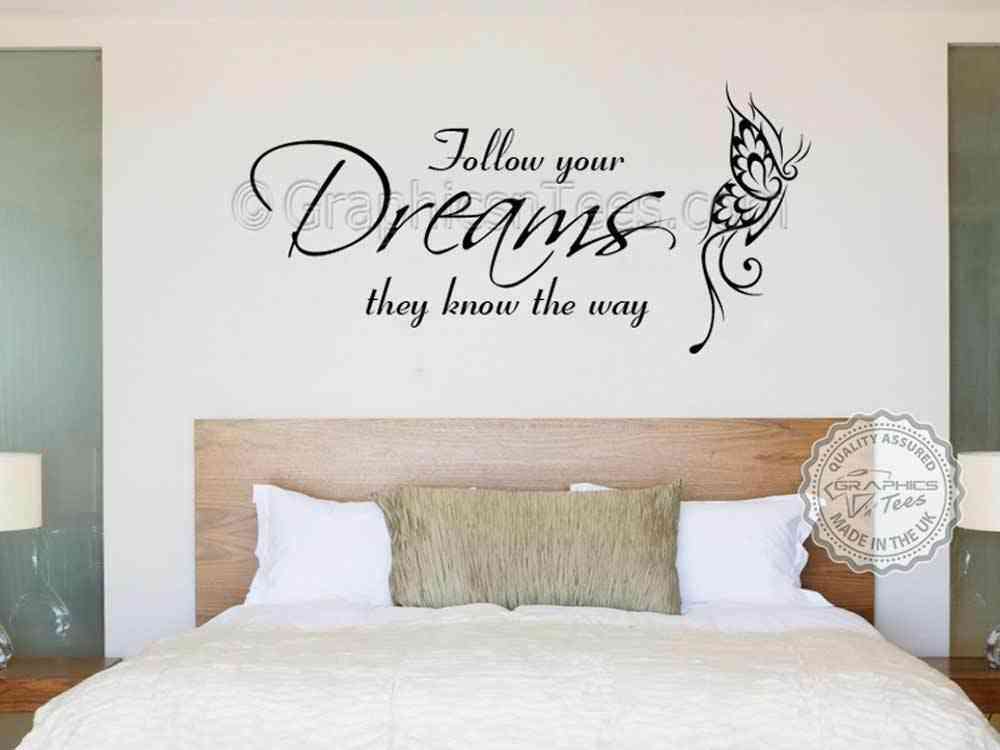 bedroom wall quotes