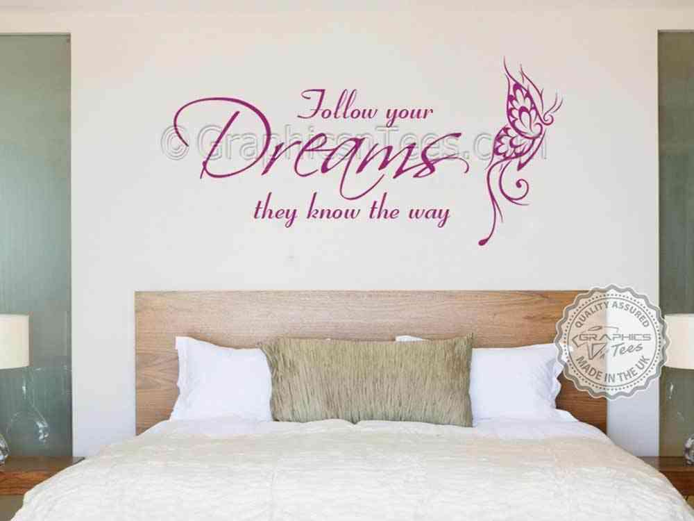 bedroom wall quotes