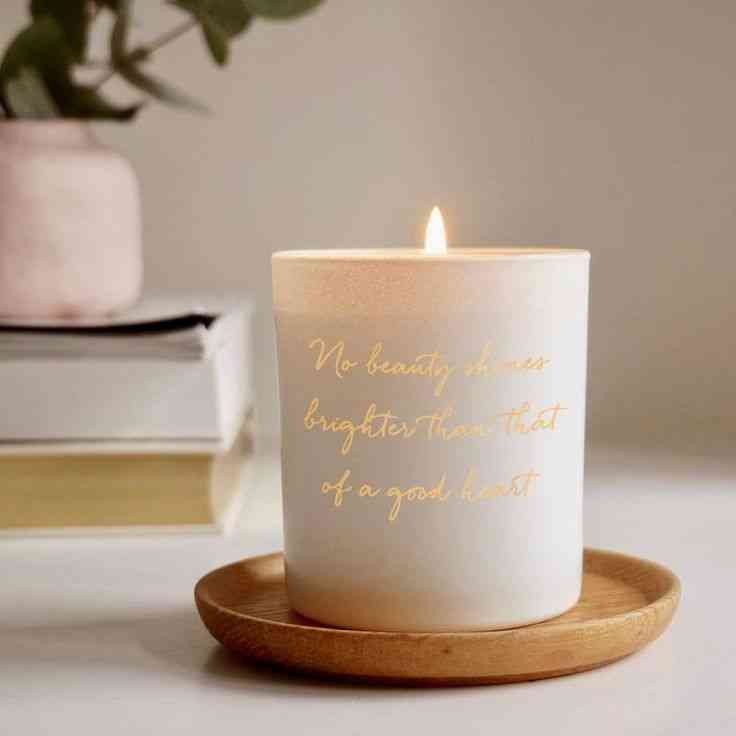 candles with quotes