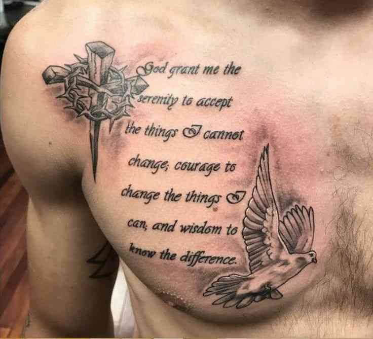 Chest Tattoo Quotes for Men