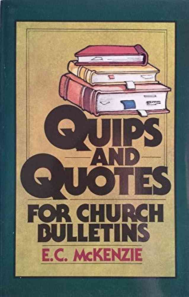 church bulletin quotes