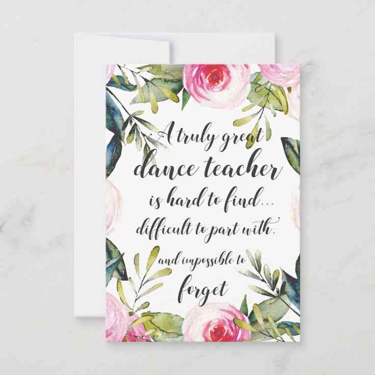 dance teacher quotes