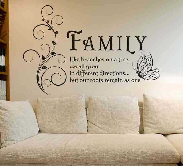 family quotes wall art
