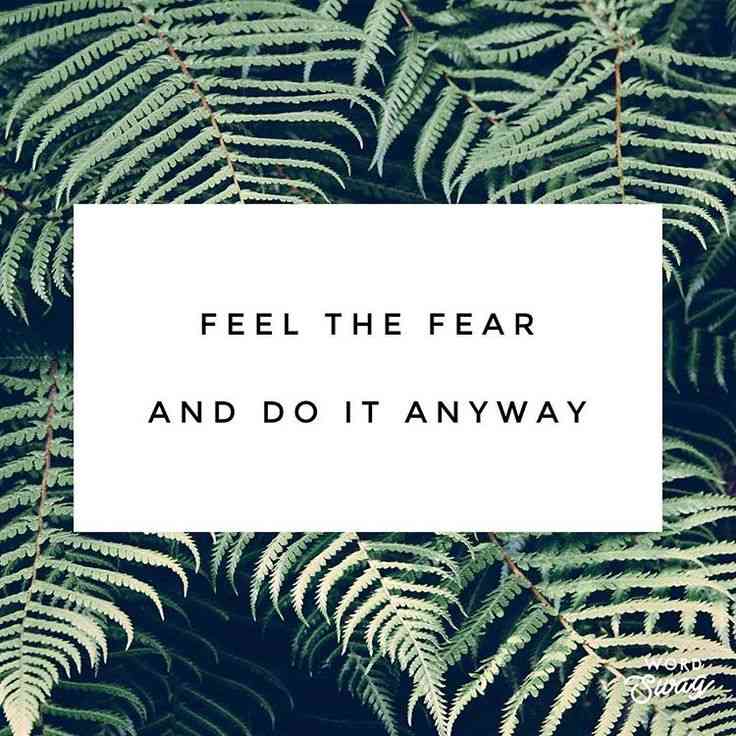 feel the fear and do it anyway quotes