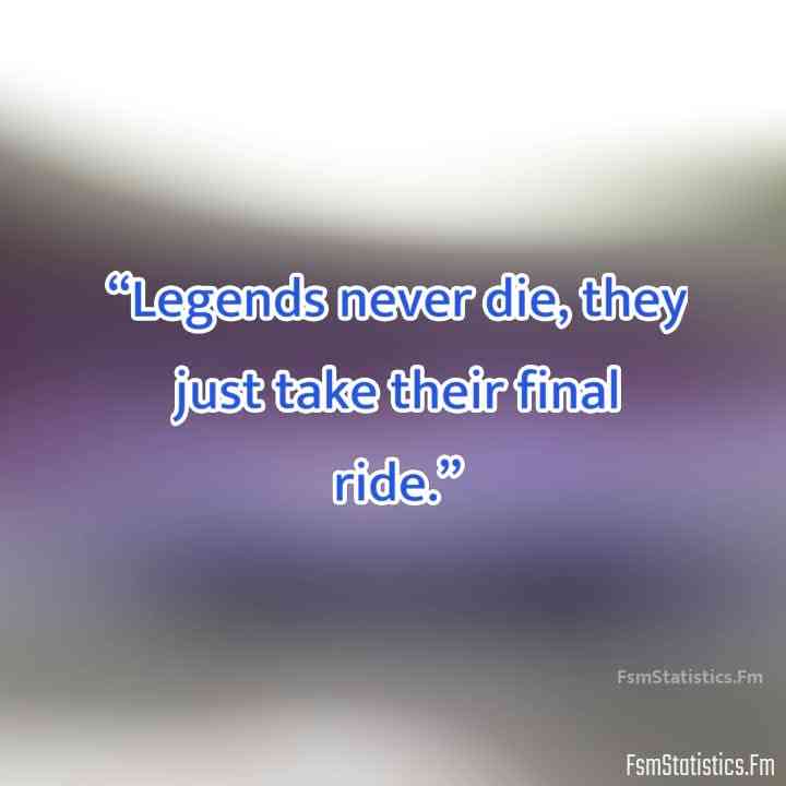 final goodbye biker memorial quotes