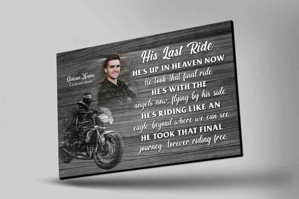 final goodbye biker memorial quotes