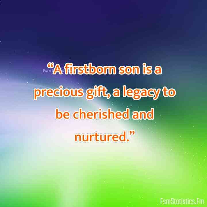 first born son quotes from mother