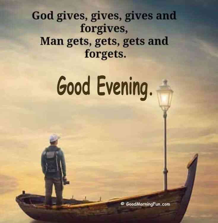 good evening quotes with pictures