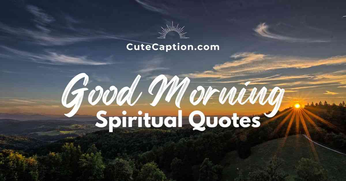 good morning spiritual quotes