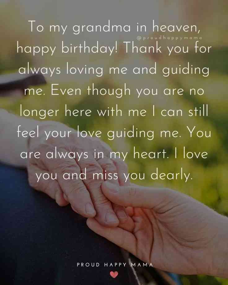 Heartfelt Happy Birthday Grandma Quotes