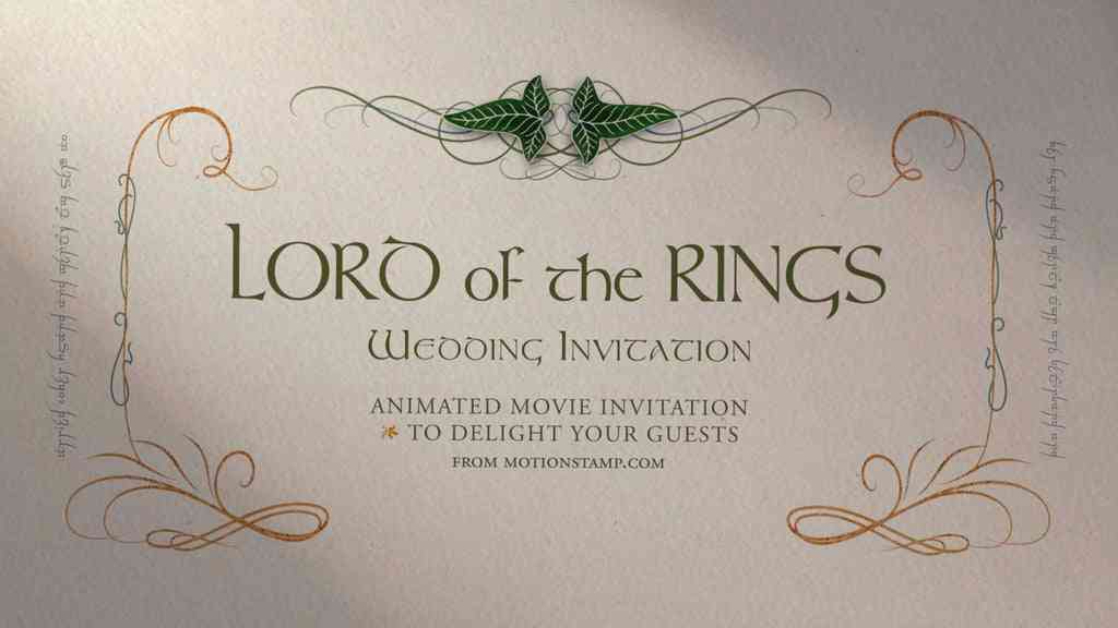 lord of the rings wedding quotes