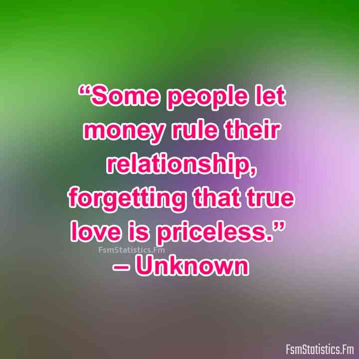 money spoils relationship quotes