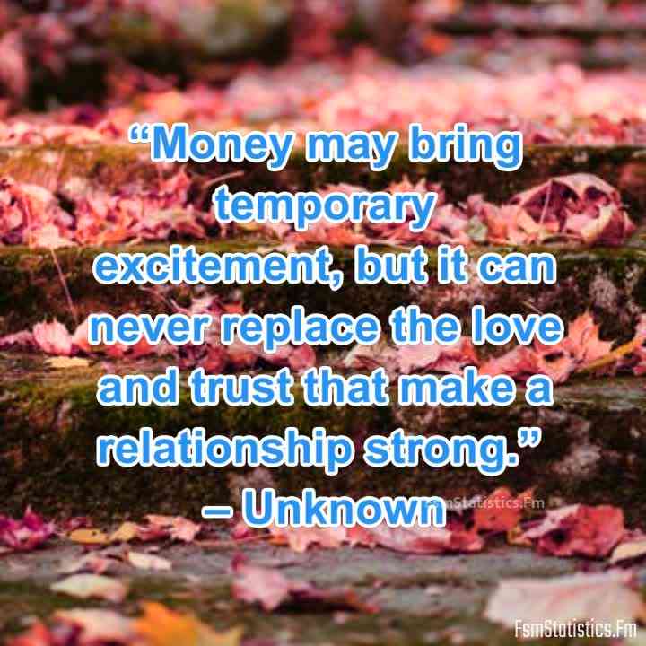 money spoils relationship quotes