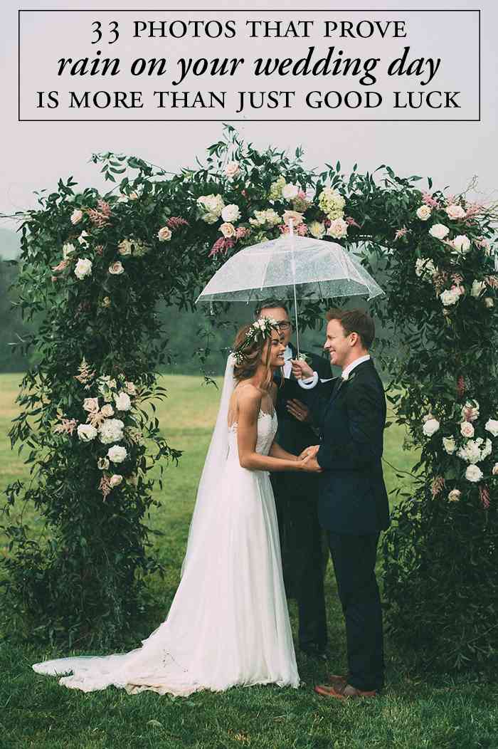 quotes about rain on wedding day