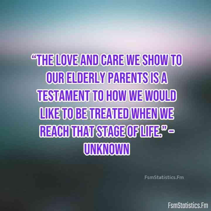 quotes on aging parents