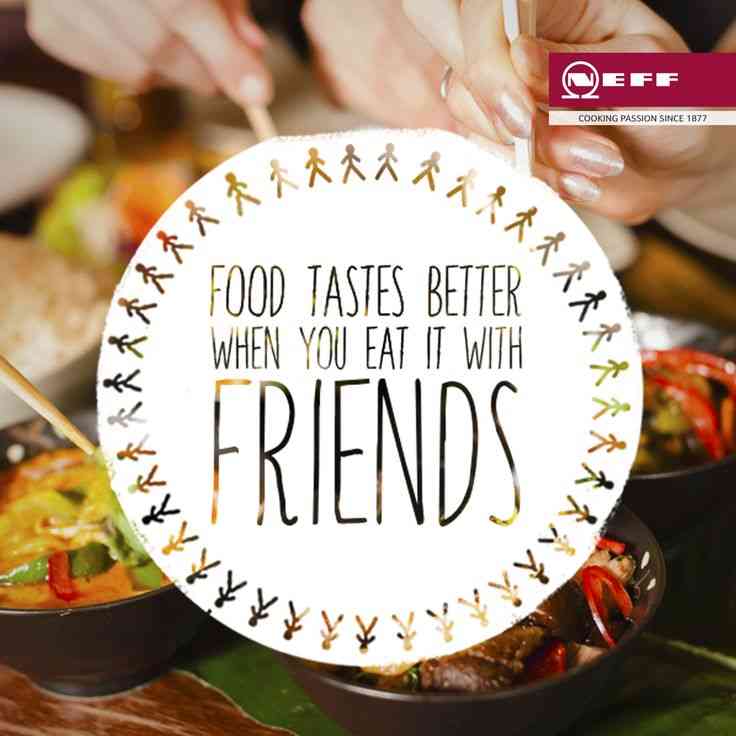 quotes on food and friendship