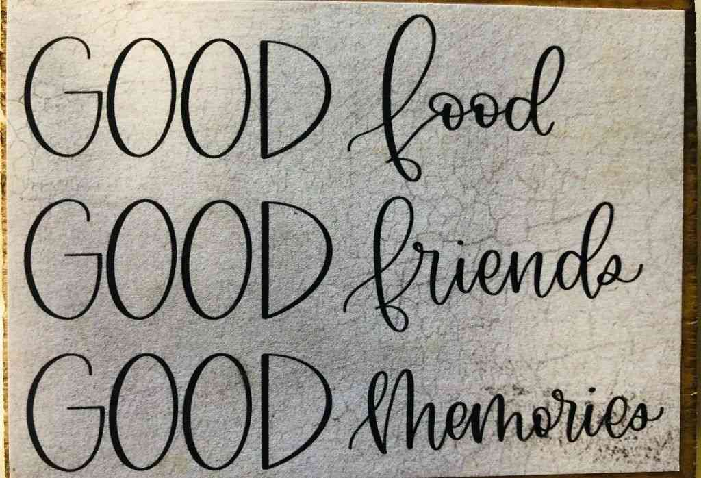 quotes on food and friendship