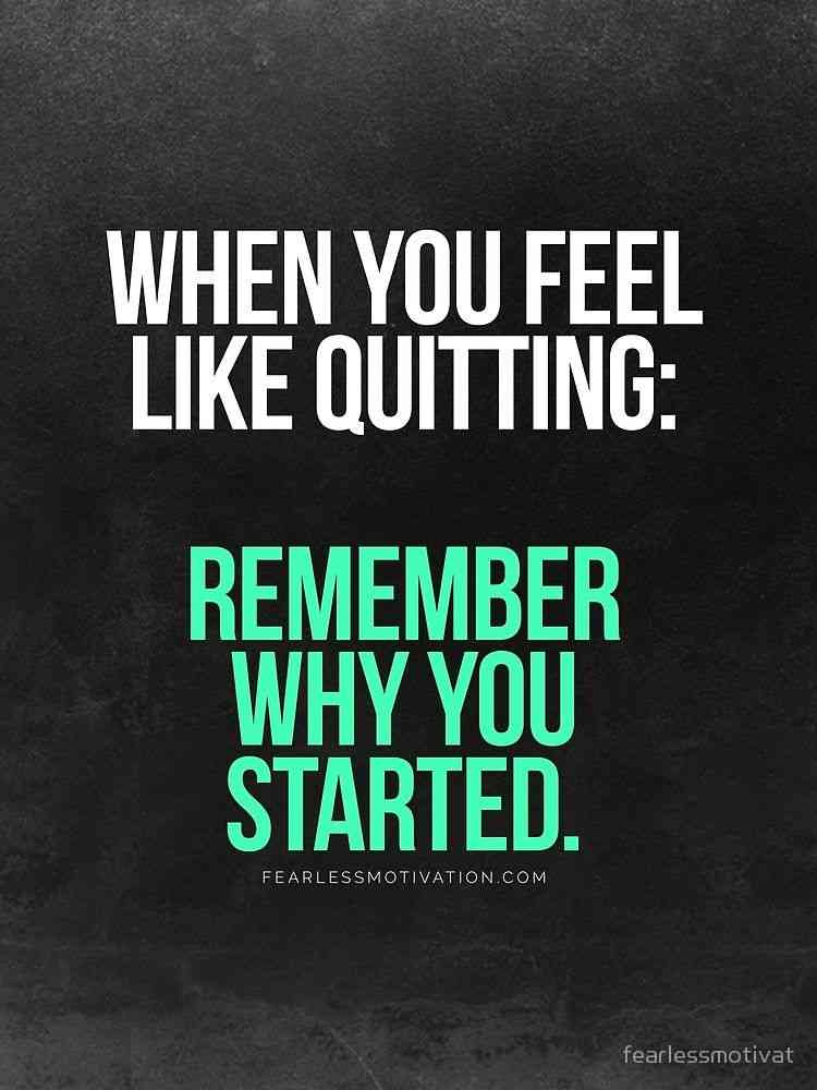 remember why you started quote