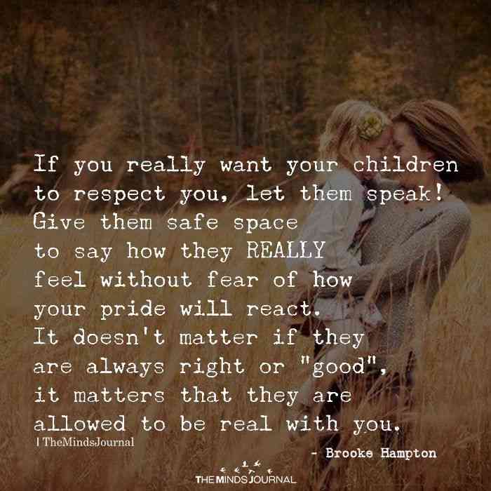 respect quotes for kids