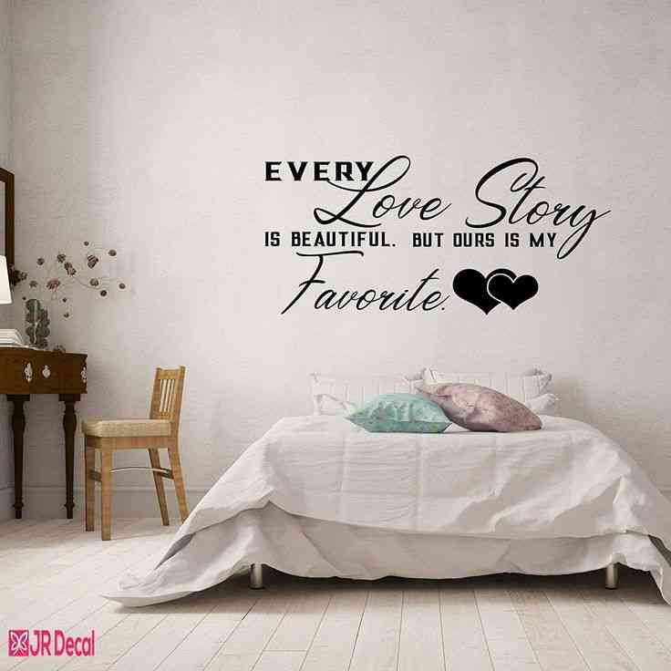 Romantic Bedroom Wall Quotes