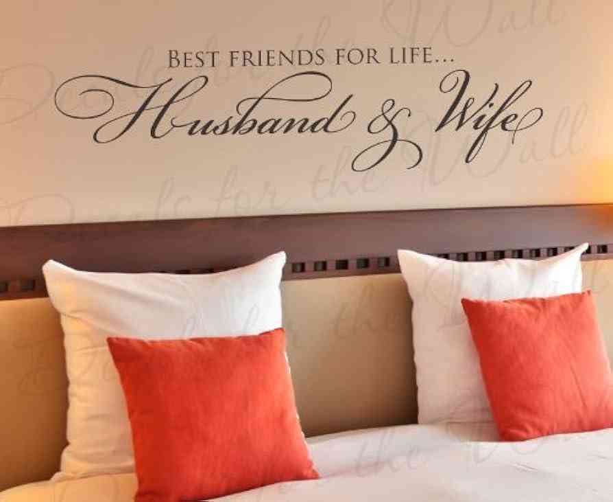 romantic bedroom wall quotes