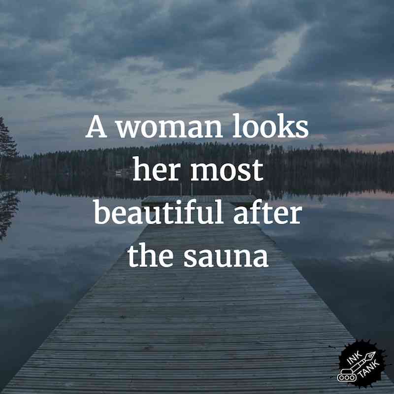 sauna quotes