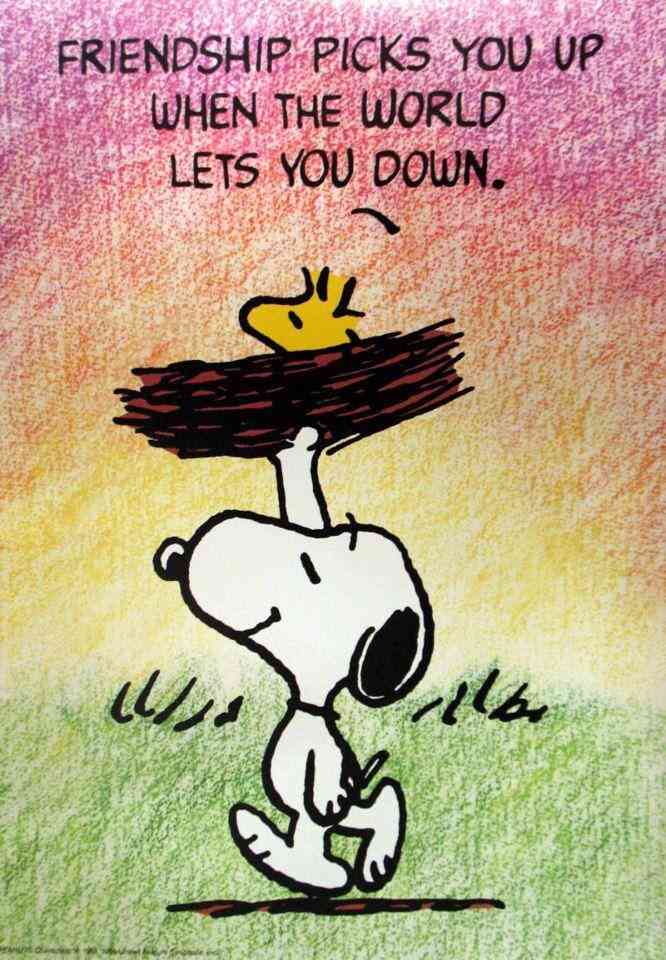 snoopy quotes about friendship