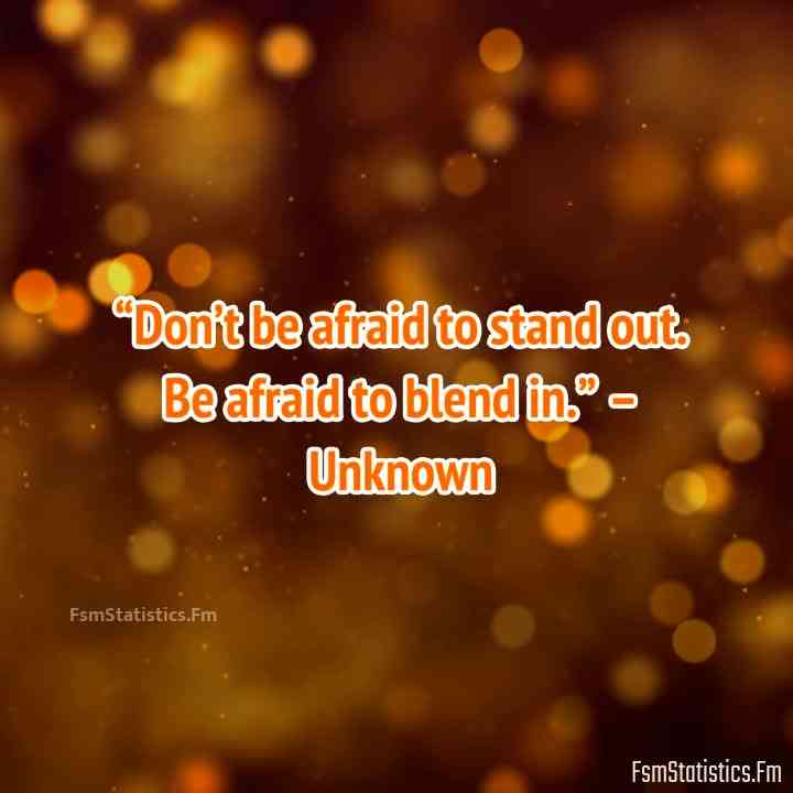 stand out from the crowd quotes