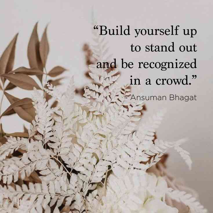 stand out from the crowd quotes