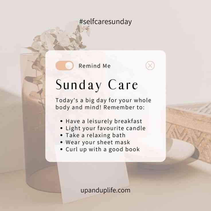 sunday self care quotes