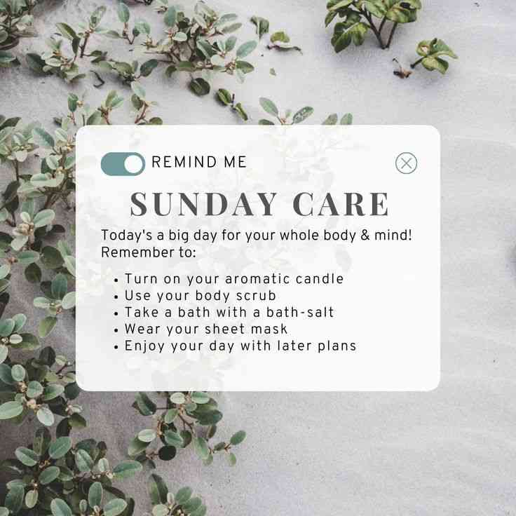 sunday self care quotes