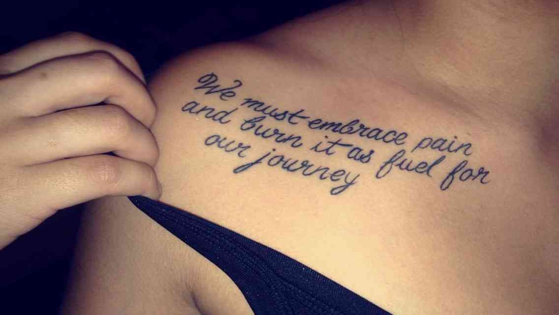 tattoo quotes on shoulder