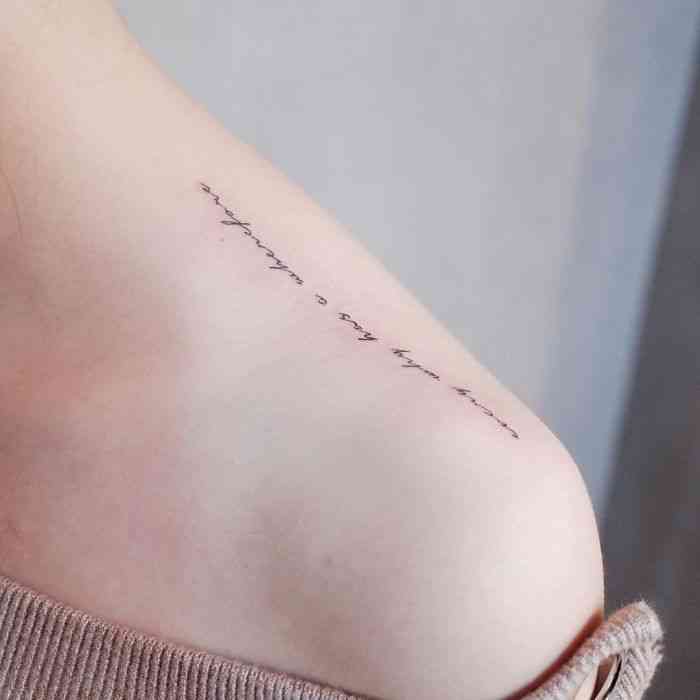 tattoo quotes on shoulder