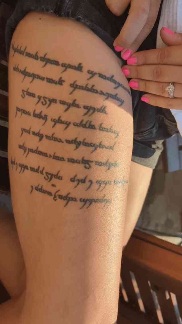 thigh tattoos for females quotes