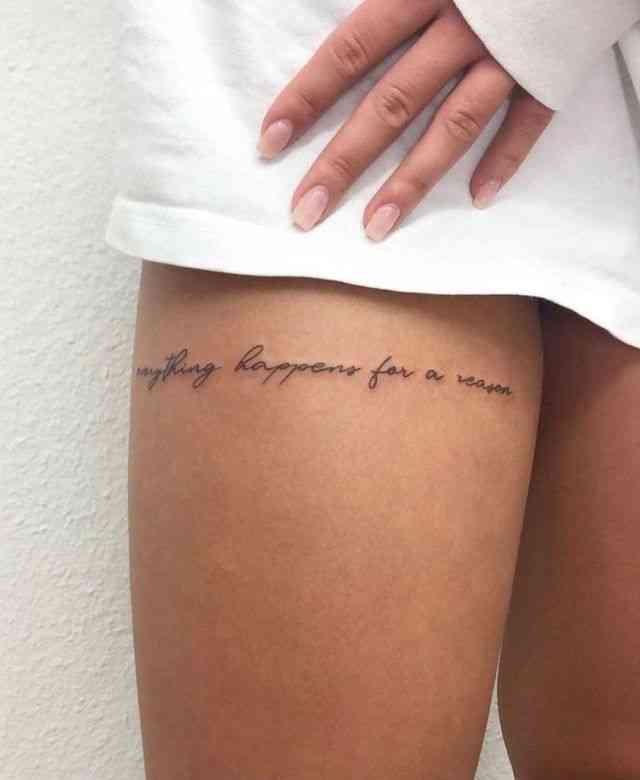 thigh tattoos for females quotes