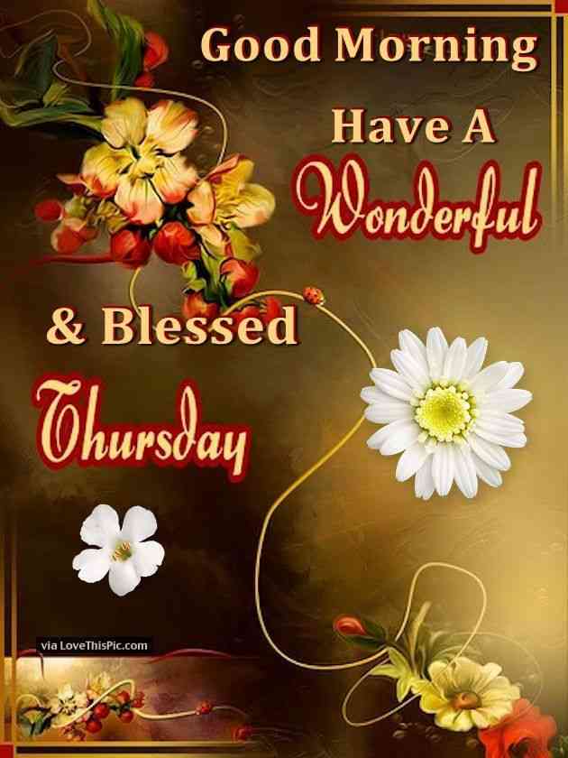 thursday good morning blessings images and quotes